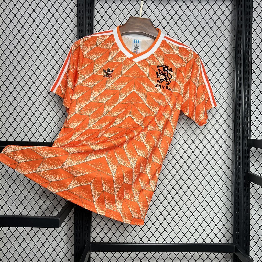 Netherlands Retro Home Jersey 88